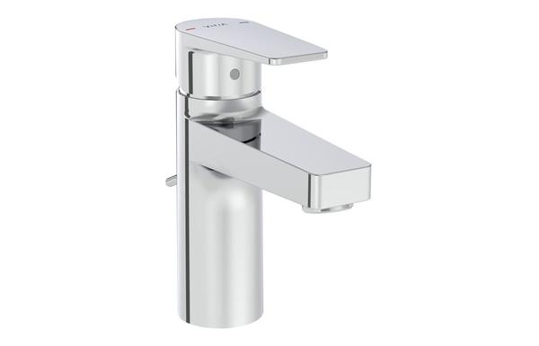 VitrA Flow Square Basin Mixer w/Waste Lever - Chrome